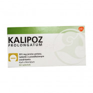 Купить Калипоз пролонгатум (аналог Кальдиум) 750 мг (391 мг К ) таблетки №60 в Севастополе