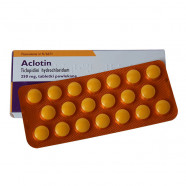 Купить Аклотин (Тиклопидин, аналог Тикло) таблетки 250мг №60 в Севастополе